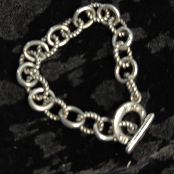 ADDITIONAL CLOSET CLEAR OUT!!! Elegant Heavy Sterling Silver Chain Bracelet - Picture 2 of 8